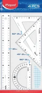 Linijki, ekierki - Corex Zestaw linijek Maped Start Maxi 30cm VM2041 - miniaturka - grafika 1