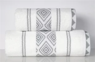 Ręcznik Azteka 70x130 Biały Greno - Ręczniki - miniaturka - grafika 1