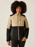 Kurtki i kamizelki sportowe damskie - Regatta Kurtka funkcyjna "Kelora" w kolorze beżowo-czarnym - miniaturka - grafika 1