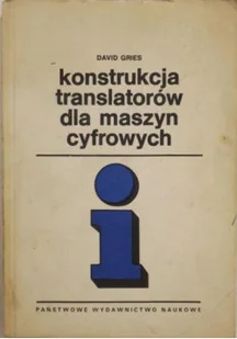 Gries David - Konstrukcja translatorów dla maszyn cyfrowych - Aplikacje biurowe - miniaturka - grafika 1