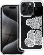 Etui i futerały do telefonów - OEM Futerał TEDDY BEAR do IPHONE 13 PRO srebrny - miniaturka - grafika 1