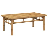 Ławy i stoliki kawowe - vidaXL Stolik kawowy 90x50x35 cm bambusowy - miniaturka - grafika 1