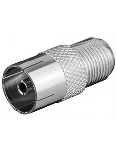 Goobay F-Kupplung auf wtyczka sprzęgła 9.5 MM 11840 - Kable - miniaturka - grafika 2