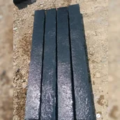 Akcesoria do ogrodzeń - Palisada łupana | Obrzeże Wapienne Kadappa Black Limestone 100x10x10 cm - miniaturka - grafika 1