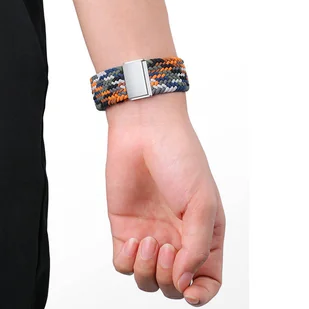 Strap Fabric opaska do Watch 7 / 6 / SE / 5 / 4 / 3 / 2 (41mm / 40mm / 38mm) pleciony materiałowy pasek bransoletka do zegarka wzór 3 - Etui i futerały do telefonów - miniaturka - grafika 3