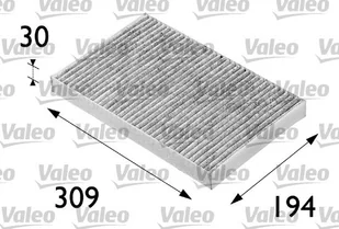 Filtr, wentylacja przestrzeni pasażerskiej Valeo 698682 - Filtry kabinowe - miniaturka - grafika 1