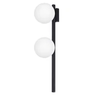 Lampy ścienne - Wyjątkowa lampa ścienna, kinkiet z dwoma kloszami K-5463 z serii KORFU - miniaturka - grafika 1