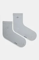 Skarpetki damskie - Calvin Klein skarpetki 2-pack damskie kolor niebieski 701229680 - miniaturka - grafika 1