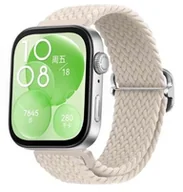 Akcesoria do smartwatchy - Opaska pasek bransoletka NYLON LOOP Huawei Watch FIT 3 beżowa - miniaturka - grafika 1