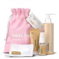 Zestawy kosmetyków damskich - Resibo Resibo Clean Skin Bag 2020 ZESTAW Olejek do demakijażu 150 ml + Żel myjący do twarzy 30 ml + Tonik nawilżający 15 ml + Ściereczka 1 szt - miniaturka - grafika 1