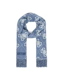 Rękawiczki - Guess Szalik AM9562POL03 Błękitny - miniaturka - grafika 1