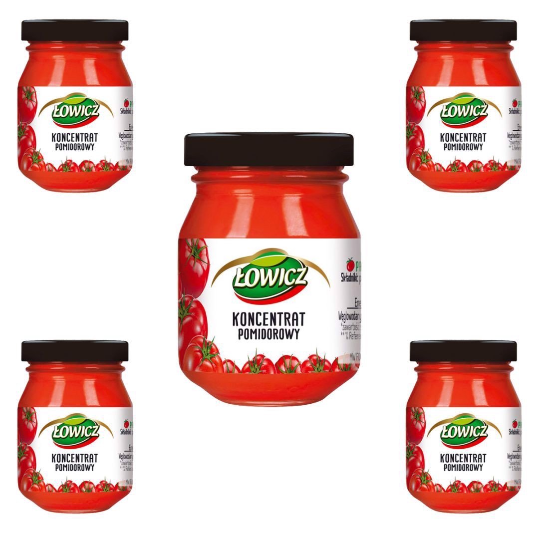 Łowicz Koncentrat pomidorowy 80 g x 5 sztuk