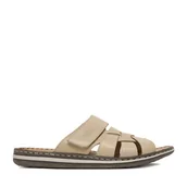 Klapki i japonki męskie - Klapki Rieker CEO-21073-60 Beżowy - miniaturka - grafika 1