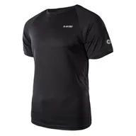 Koszulki sportowe męskie - Hi-Tec Męska Koszulka MAKKIO 37251-BLACK - miniaturka - grafika 1