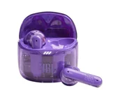 Słuchawki - JBL Tune Flex Ghost fioletowe - miniaturka - grafika 1