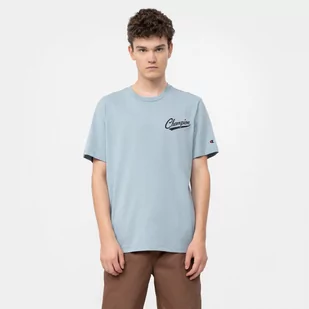 Męski t-shirt z nadrukiem CHAMPION ROCHESTER Crewneck T-shirt - niebieski - Koszulki sportowe męskie - miniaturka - grafika 1
