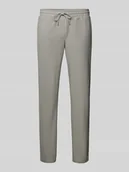 Spodnie męskie - Spodnie materiałowe o luźnym kroju z tunelem model ‘SINUS’ - miniaturka - grafika 1