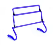 Pozostały sprzęt i akcesoria do ćwiczeń - Vinex Płotek treningowy składany regulowany niebieski - miniaturka - grafika 1