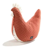 Kołdry i poduszki dla dzieci - La millou Poduszka Kura Babci Dany Minky HEARTBEAT PINK MUSIC - miniaturka - grafika 1