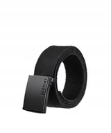 Paski - Pasek Męski Do Spodni Materiałowy Parciany Puccini Czarny Pamn21 1 - miniaturka - grafika 1