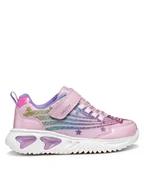 Buty dla dziewczynek - Geox Sneakersy J Assister J56E9B 0ASKN C8206 D Różowy - miniaturka - grafika 1