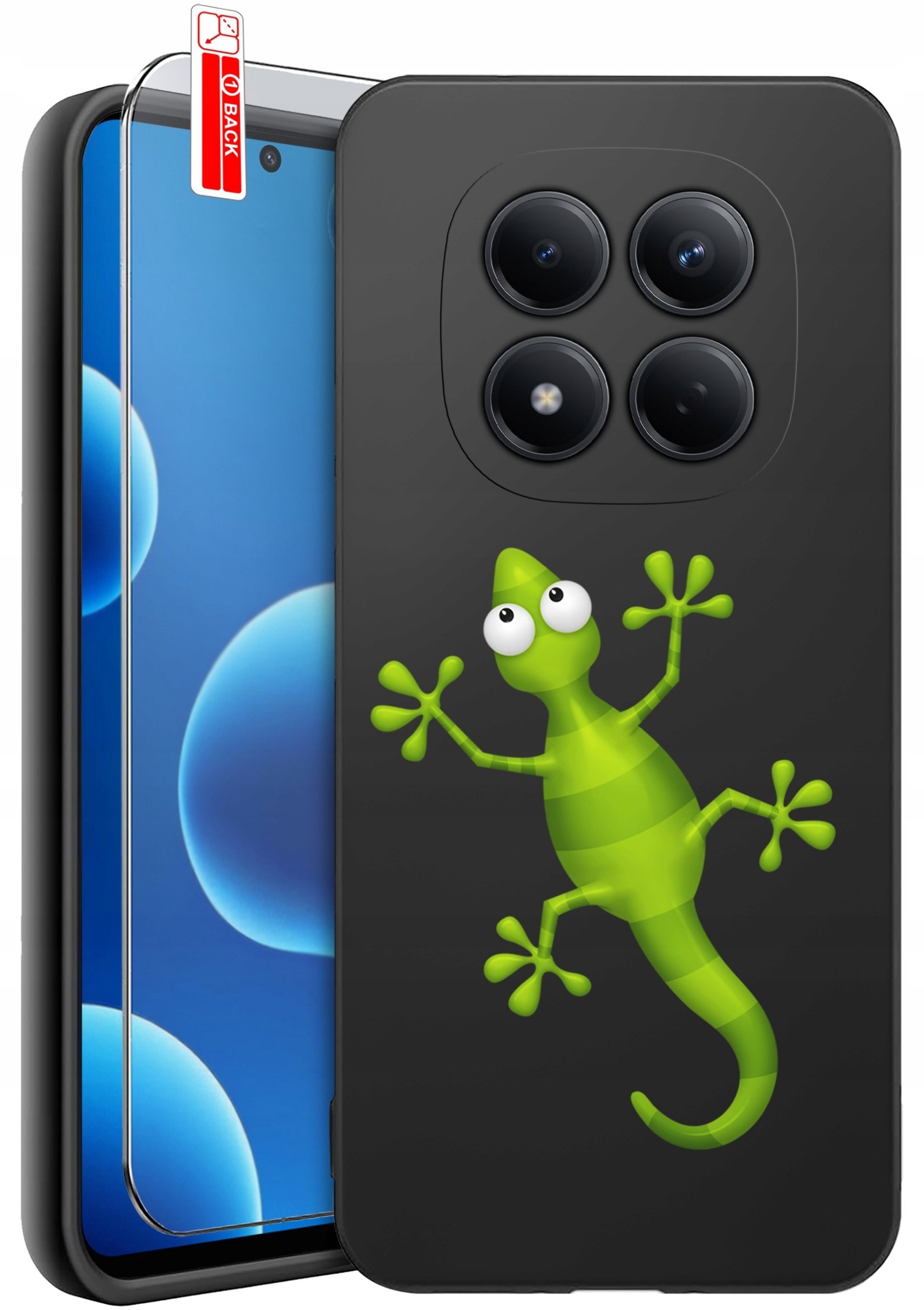 krainaGSM ETUI do Xiaomi Redmi Note 15 Pro 4G WZORY SILIKONOWE MATT CASE + SZKŁO