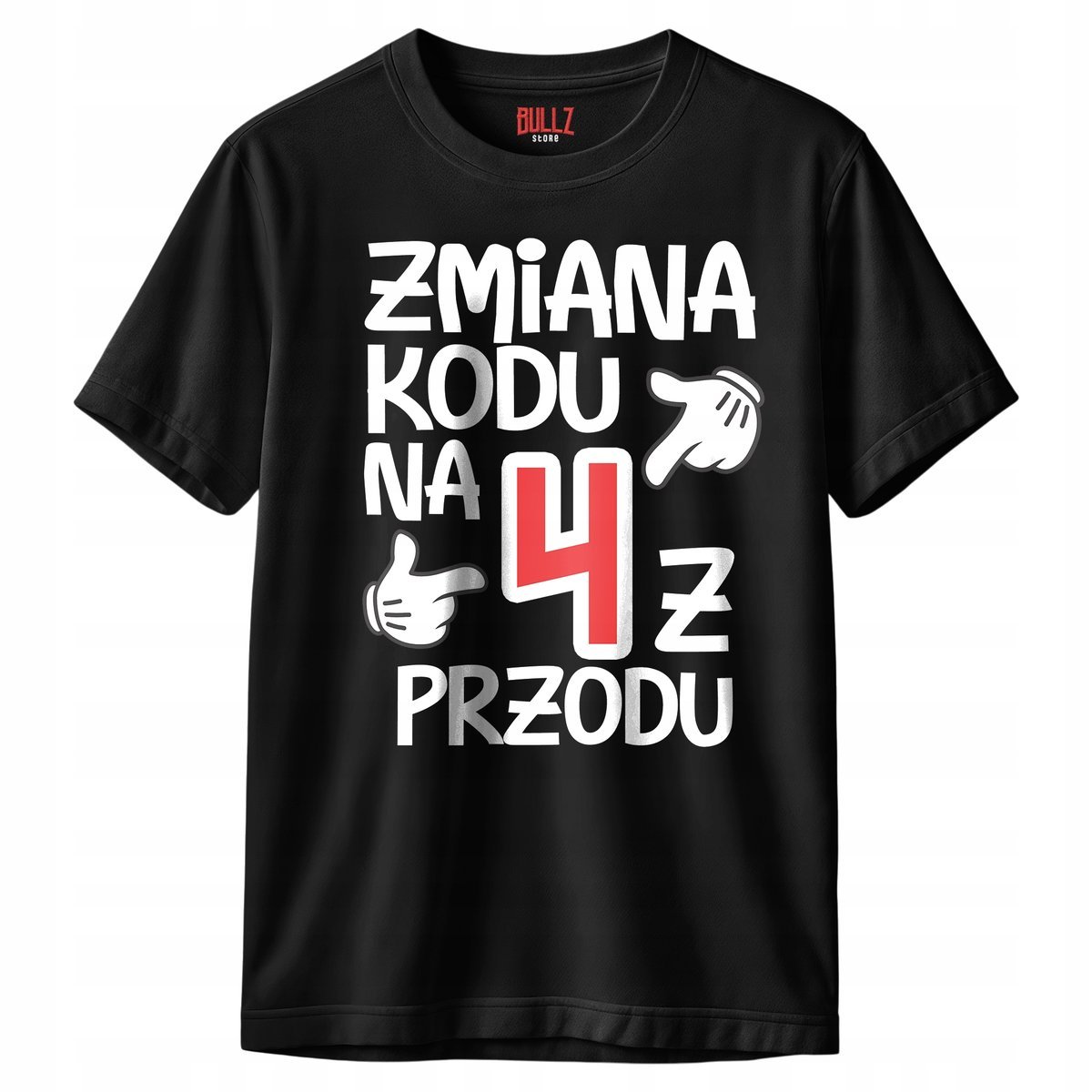Koszulka czarna męska Zmiana Kodu 40 Urodziny Prezent r. L