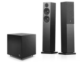 Głośniki i kolumny - Audio Pro A38 W (czarny) + SW-5 (czarny) - miniaturka - grafika 1