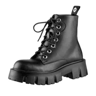 Botki damskie - trzewiki damskie ALTERCORE czarne (BARTEL VEGAN BLACK)-38 - miniaturka - grafika 1