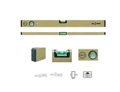 Poziomice, łaty, miary - SŁOWIK Poziomica anodowana złota 80 cm SŁOWIK - miniaturka - grafika 1