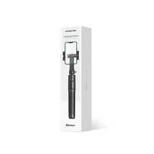 Selfie stick / kijek teleskopowy ze stojakiem i pilotem Bluetooth 1.5m Ugreen LP586 - czarny - Selfie stick - miniaturka - grafika 5