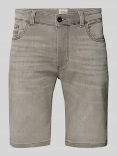 Szorty jeansowe o kroju regular fit z 5 kieszeniami - Spodenki męskie - miniaturka - grafika 1