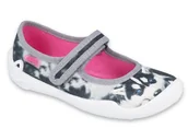 Buty dla dziewczynek - Befado - Obuwie buty dziecięce balerinki czółenka pantofle dla dziewczynki - 25 - miniaturka - grafika 1