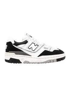 New Balance Skórzane sneakersy "550" w kolorze czarno-białym - Trampki damskie - miniaturka - grafika 1