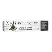 Pasty do zębów - Now® Foods NOW Pasta do zębów XyliWhite Charcoal Refresh (z węglem aktywnym), 181g - miniaturka - grafika 1