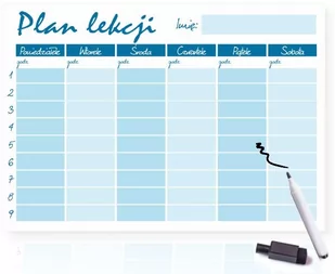 Plan lekcji na lodówkę + PISAK Magnes 044 /inny - Magnesy - miniaturka - grafika 1