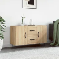Komody - vidaXL Komoda, dąb sonoma, 100x36x60 cm, materiał drewnopochodny - miniaturka - grafika 1