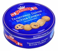 Ciastka - ﻿Ciasteczka Ciastka Maślane Kruche Duńskie Queen's w metalowej puszce 500g - miniaturka - grafika 1