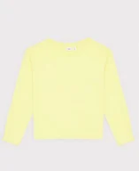 Bluzy dla dziewczynek - Name It Bluza Dziecięca Czarna Basic 122/128Cm Sps - miniaturka - grafika 1