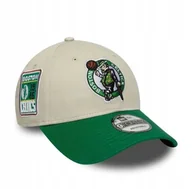 Czapki i chusty sportowe męskie - Czapka z daszkiem New Era Boston Celtics NBA beżowy r.uniwersalny - miniaturka - grafika 1