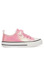 Buty dla dziewczynek - Nelli Blu Trampki CSS20377-69 Różowy - miniaturka - grafika 1