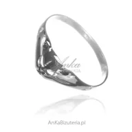 Pierścionki - ankabizuteria.pl Pierścionek srebrny KOTEK - miniaturka - grafika 1