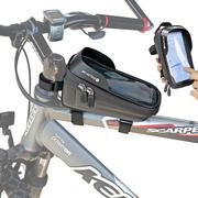 Sakwy rowerowe - Sakwa torba rowerowa na ramę etui na telefon nawigacje wodoodporne ER1 - miniaturka - grafika 1