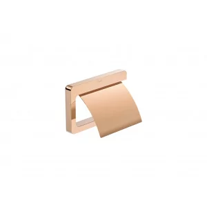 ROCA A817033RG0 Wieszak na papier z pokrywą Rose Gold - Stojaki i wieszaki na papier toaletowy - miniaturka - grafika 1