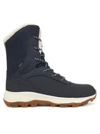 Buty trekkingowe damskie - Jack Wolfskin Trekkingi Everquest Texapore Snow High 4053601 Granatowy - miniaturka - grafika 1