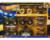 Samochody i pojazdy dla dzieci - ZESTAW 11 AUT HOT WHEELS MONSTER TRUCK I INNE POZŁACANA WERJSA - miniaturka - grafika 1