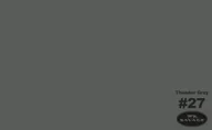Tła fotograficzne - Savage Widetone kartonowe 2.72x11 m - 27 Thunder Gray - miniaturka - grafika 1