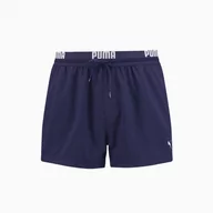 Kąpielówki męskie - Kąpielówki męskie Puma SWIM LOGO granatowe 90765901 - miniaturka - grafika 1