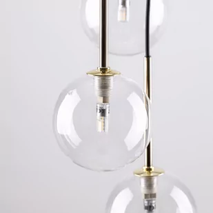 Lampa wisząca do salonu, przezroczyste klosze TK 5362 z serii NILOS - Lampy sufitowe - miniaturka - grafika 3