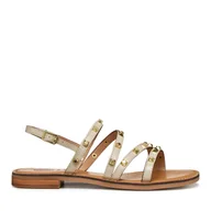 Sandały damskie - Sandały Geox D Maddalusiac D65YMH 0001J C1122 Kremowy - miniaturka - grafika 1